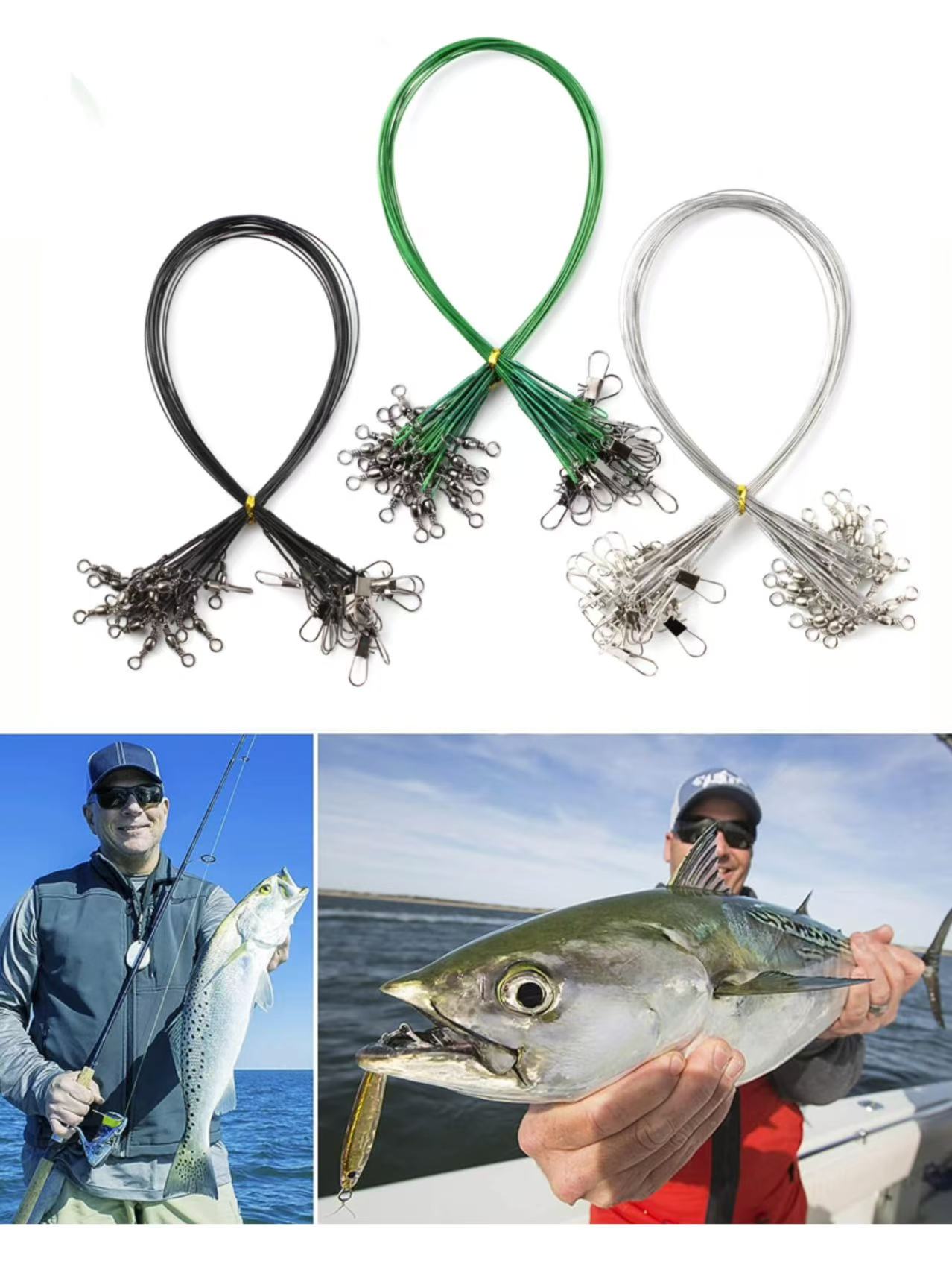 Stainless Steel Wire Trace Lea - đánh giá và giá Freshwater Line