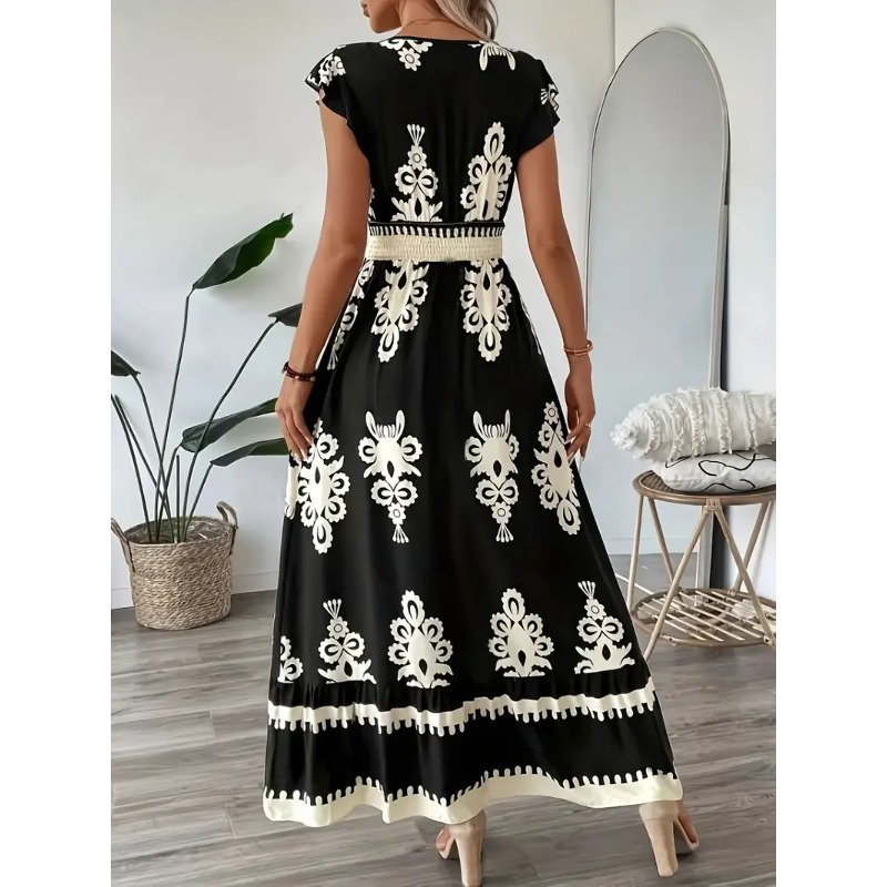 Plus Size New Women Fashion Fl - đánh giá và giá Tippet Line