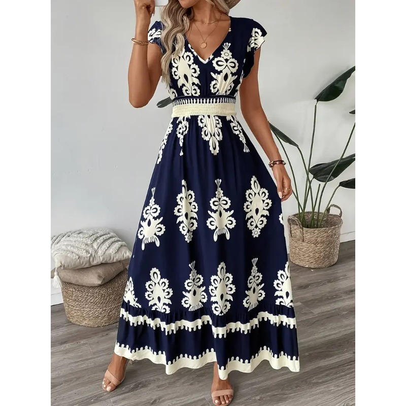 Plus Size New Women Fashion Fl - đánh giá và giá Tippet Line